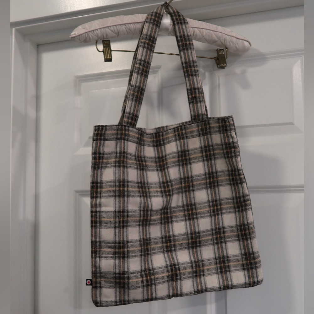 Bumbag Plaid Tote Bag